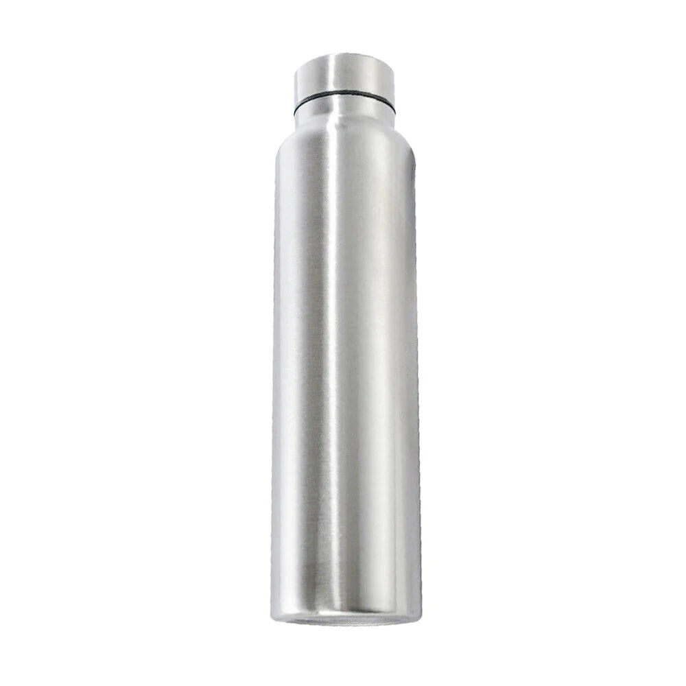 650ml/1000ml Stainless Steel Sport Water Bottle Single-layer Rugged Water Cup Metal Flask Drinkware Camping Sports Gym